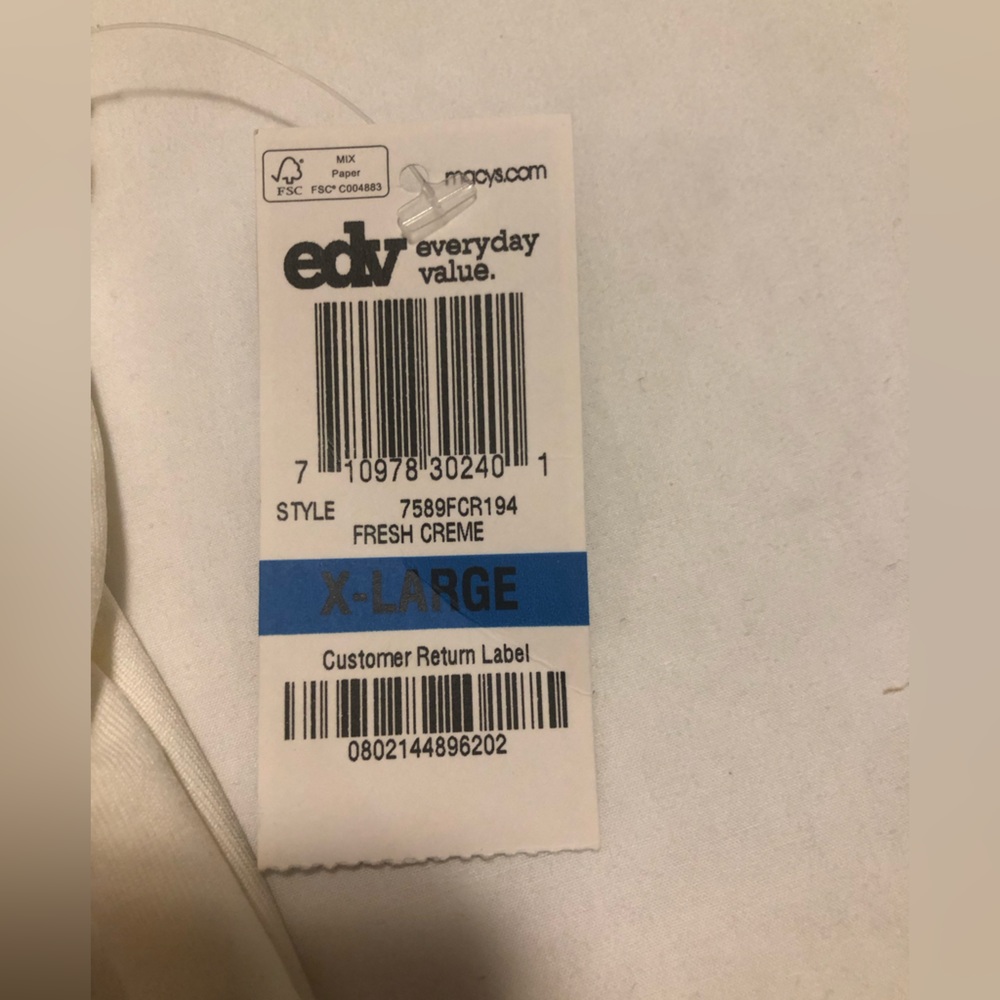 Alfani, NWT, XL, ivory tank - Picture 6 of 12